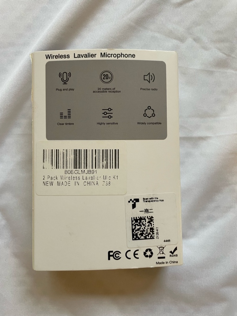 2 Pack Type C Mini Wireless Lavalier Microphone - Picture 2 of 3